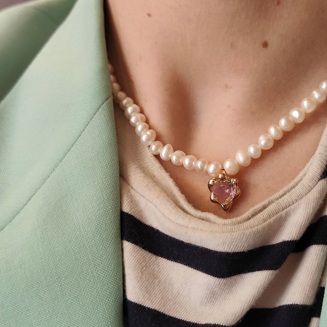 Pink Heart - collana