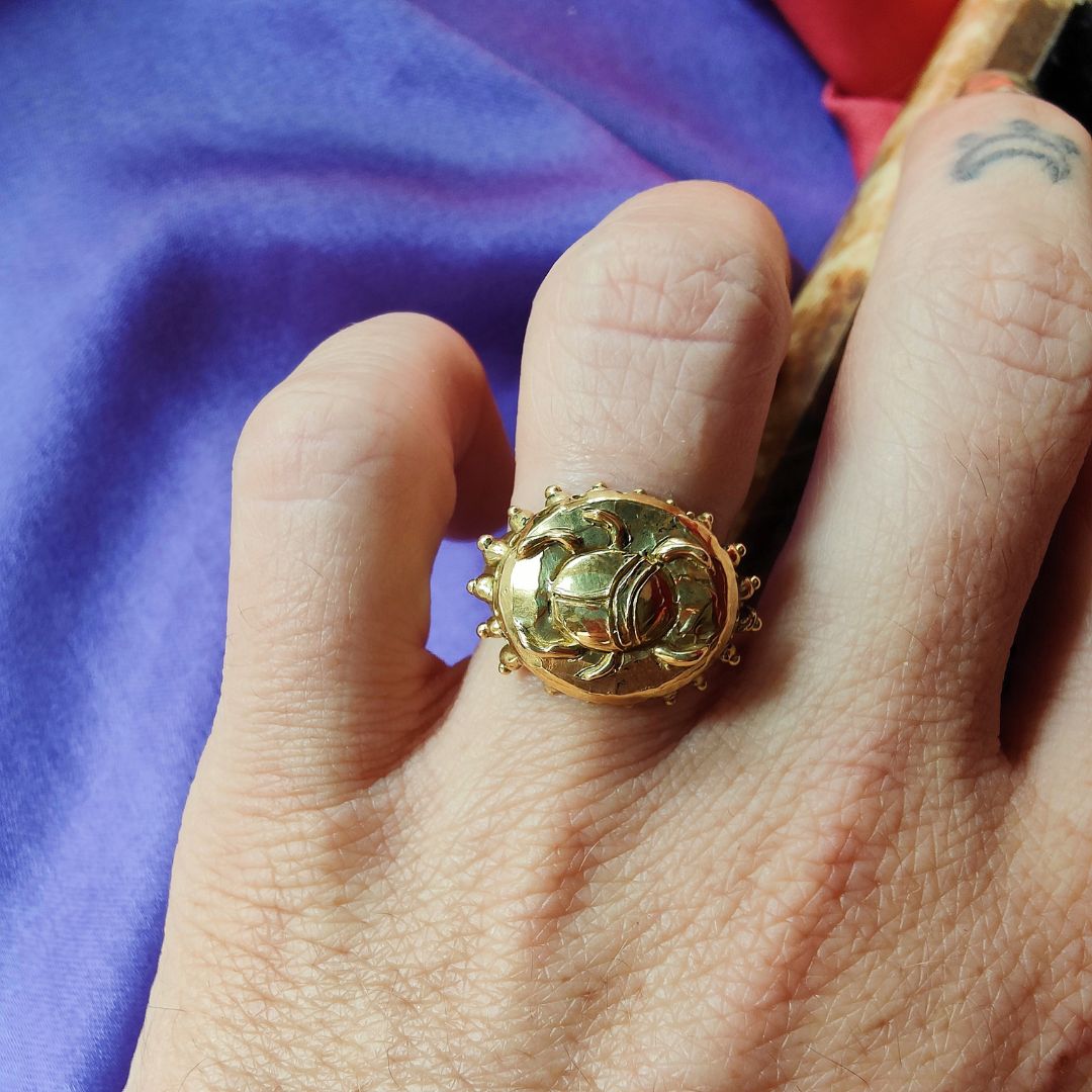 KHEPRI - anello SCARABEO