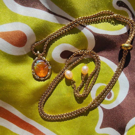 Scarabeo necklace