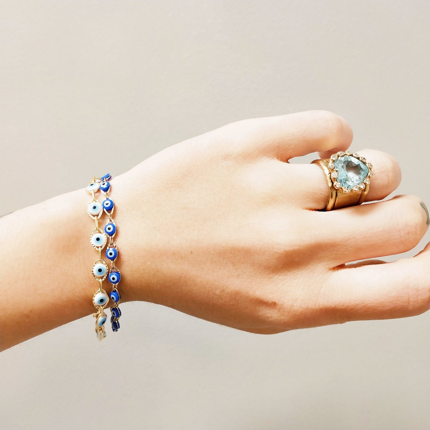 Blue Angel bracelet - White