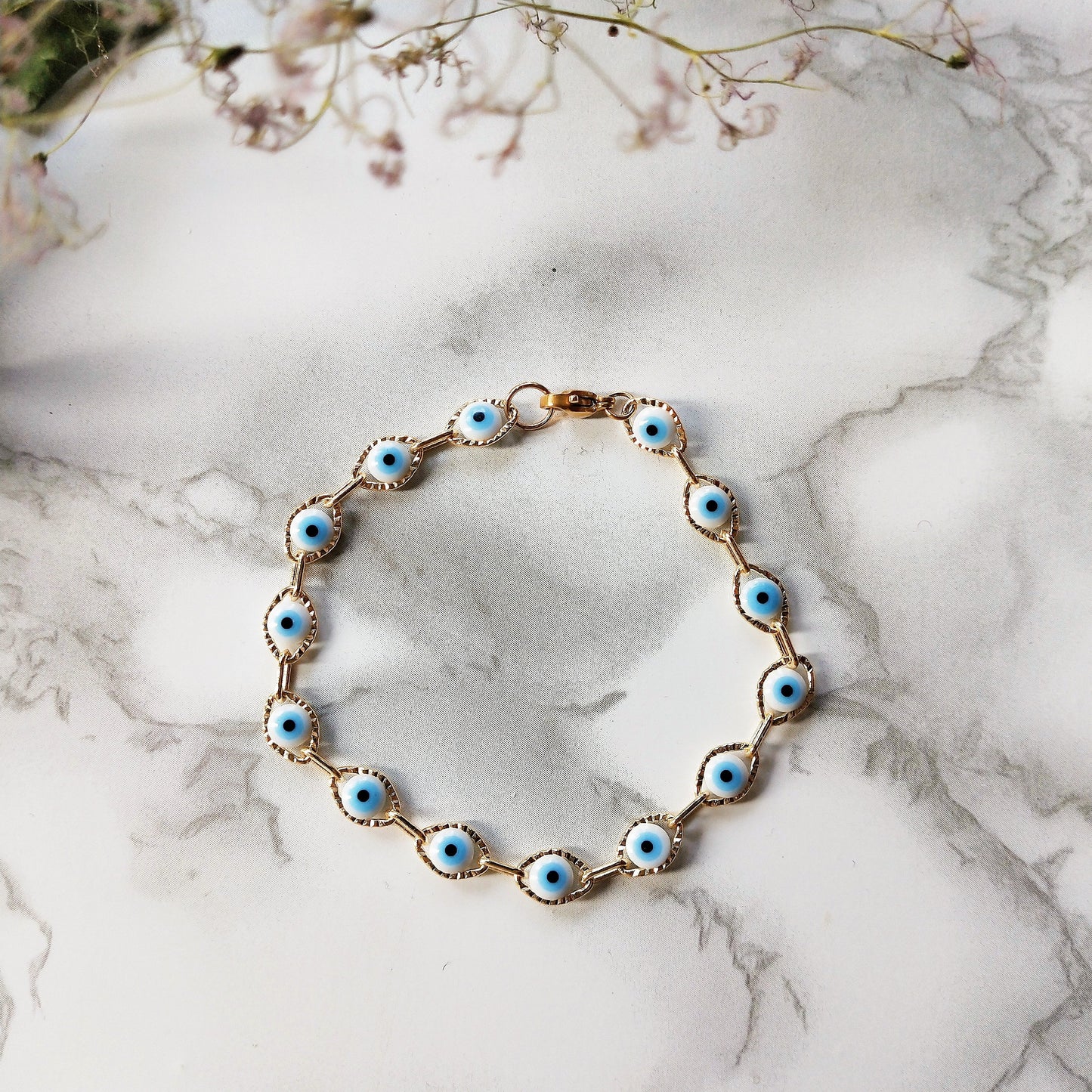 Blue Angel bracelet - White
